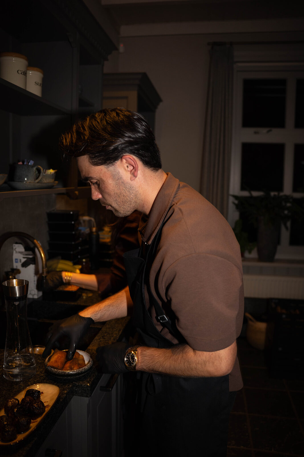 Ferry aan het koken