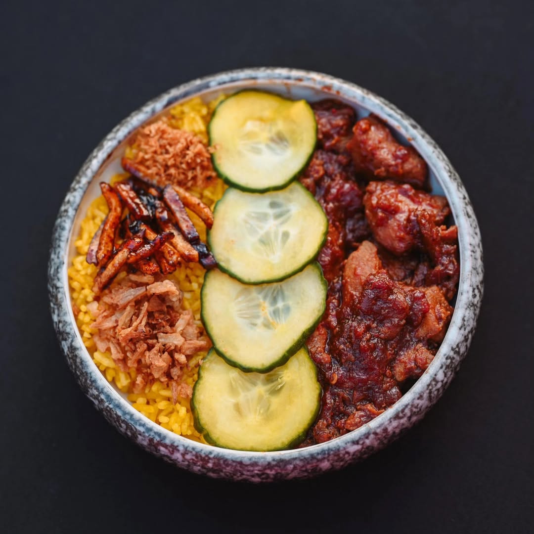 Indische rijstbowl